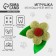 Cat toy "Flower" from cat mint, 5.5 x 1.5 cm