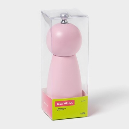 Mill for spices of the Dolyan "Cloud", 16.5 cm, pink color-4