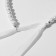 Choker "New Style" pearls with a tie, white color 40 cm