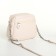 Women's bag with lightning, beige color