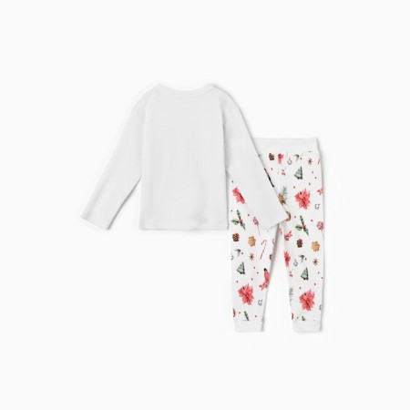 New Year. Pajama Children's Minaku "Winter", white color, height 80-86 cm-4