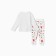New Year. Pajama Children's Minaku "Winter", white color, height 80-86 cm
