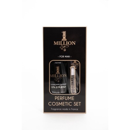 Gift set of men's 1 Million, shower gel 250 ml, perfume water 30 ml-6