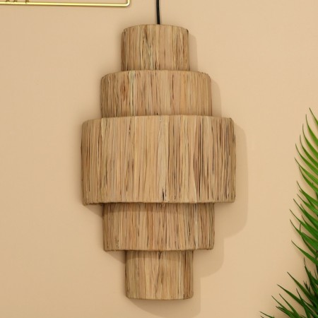 Wall lamp from the rattan "Waterfall" 1x120W, E27, 26x17x50 cm-1