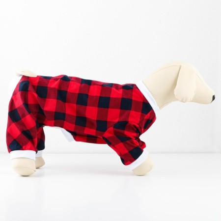 Komineson for animals Red-black in a cage, L (DS 39, Osh 36-38, OG 60-62)-2