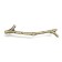 Cappio “branch” handle “branch” RSC009, m/o 96 mm, color old bronze