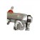 Collector Group STI, 1 "X3/4", 2 outputs, with consumables, stainless steel