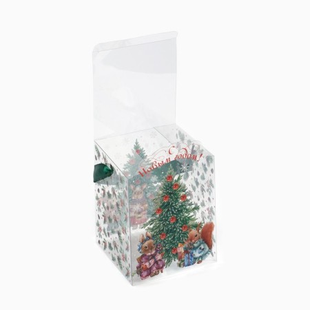 Gift New Year's Folding PVC, Cozy New Year, 12 x 15 x 12 cm, New Year-3