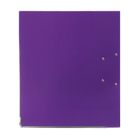 A4, 75 mm, calligrata, PVC, embossing "flax", metal edging, pocket for a spine, collection, purple, mix-8