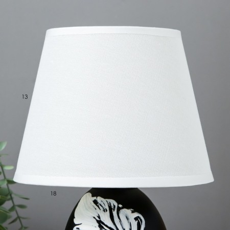 Highway lamp 16537/1BK E14 40W Black and white 17.5x17.5x26.5 cm-3