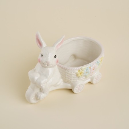 Sl Home "Forest Rabbit", 21.5 × 10.5 × 15.5 cm, white color-1