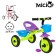 Three -wheeled bicycle Micio Antic, lightning/purple/blue color