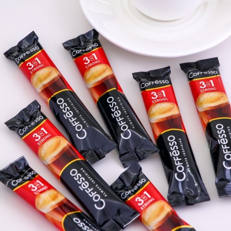 Coffesso coffee drink "Soluble coffee Strong 3B1". 15 g-2