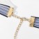 Choker "Assorted" weaving, (set of 5 pcs.), Black-blue color, l = 30.5 cm