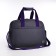Sports bag with lightning, external pocket, long belt, gray/purple color