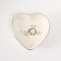 Souvenir ceramics stand for the ring "Heart. Ring" 10.5x10x2 cm