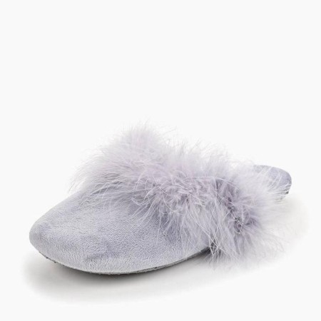 Slippers # 1 female, size 36.5, color gray color