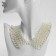The necklace "Pearl Assorted" collar openwork, ball No. 2,4,6, white color, l = 36 cm