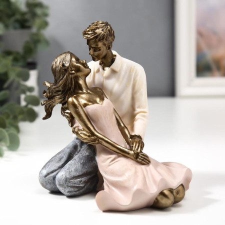 Souvenir Polystone "In love pair - proximity" 14x10x12 cm