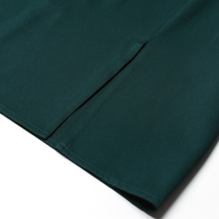 Women's dress minku: Silk pleasure color green, rr 46-11