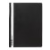 A4 180 μm folder, Erichkrause "Diamond Total Black", with embossing, transparent top, black