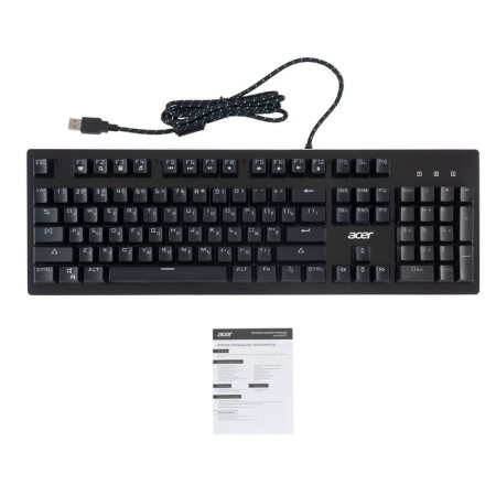 Acer OKW127 Keyboard Mechanical Black USB for Gamer LED (ZL.KBDEE.00H)-9