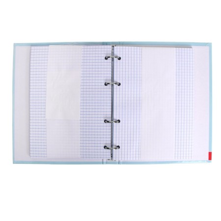 Notebook on rings, 160 sheets in the “Arbuziki” cage, hard cover, glossy lamination, with a change of block-8