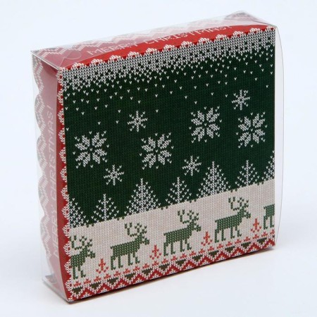 Box for cookies "Scandinavia", 12 x 12 x 3 cm-2
