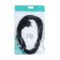 Power cable Luazon KDGN-005, SCHUKO-C13, 10 A, 3 m, 3 residential, black