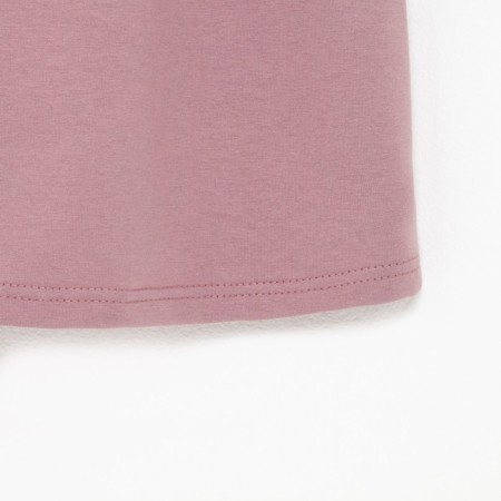 Платье для девочки с рюшей KAFTAN "Basic line", размер 30 (98-104), цвет сиреневый-9