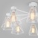 EUROSVET TRAPPOLA 70107/8, E27, 8x60W, 700x700x330 mm, white color, white