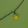 Garland “thread” 4.5 m with nozzles “balls”, IP44, dark thread, 30 LED, yellow glow, 2 modes, solar battery