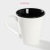 Porcelain share mug "Formula Coffee", 340 ml, white and black color