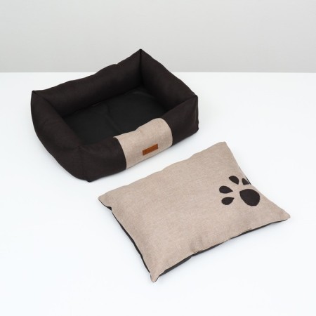A bed with a removable pillow "Paw", Rogozhka, 45 x 36.5 x 15 cm-4