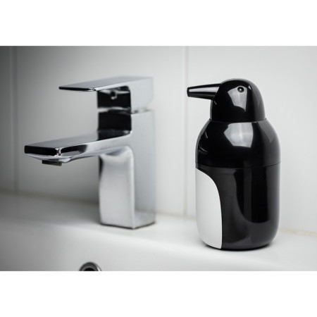 Cutaly Penguin soap dispenser, black and white color-1