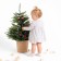 Body dress crumb I am "deer", height 74-80 cm, white