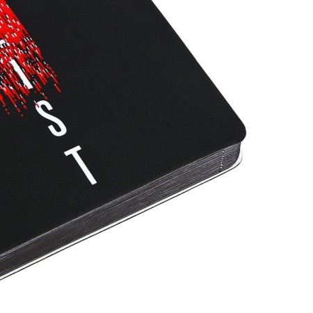 Leduced Diary A5, 160 sheets, Devente.note.realist, soft cover of artificial leather, color slice, Bullpower 70 g/m2, black-9