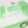 Poultry cell equipped BD-1/3C, 30 x 23 x 39 cm, green