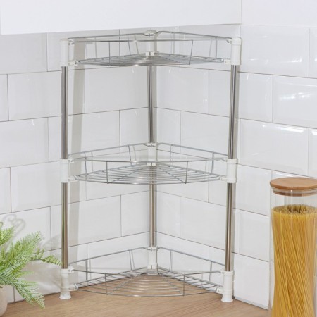 Thosehole tabletop 3-sectional, 38.5 × 27.5 × 54.5 cm, color chromium-7