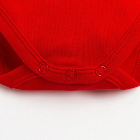 Body with DL. Sleeve Kroshka I "Winter Party", height 86-92 cm, red-3