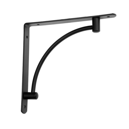 Arch 200x200 bracket, black-1