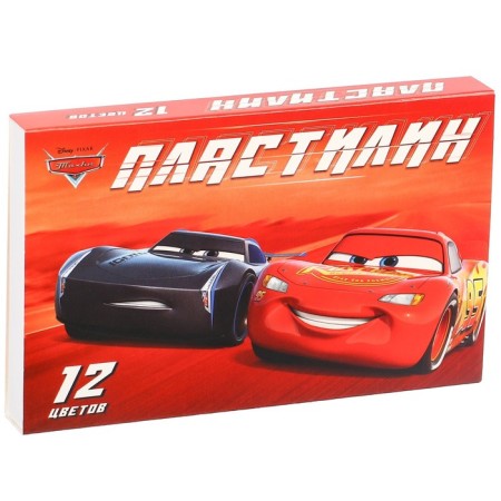 Plasticine 12 colors 180 g "Champion", cars-1