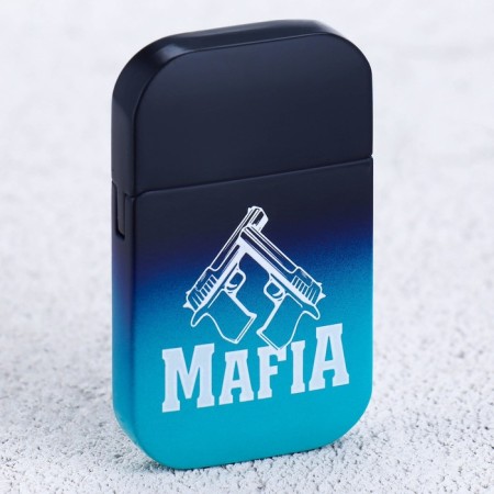Gas lighter "Mafia" 6 x 3.5 cm.-1