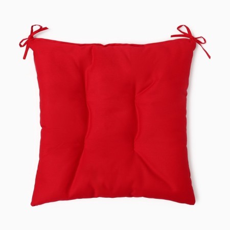 Sitting for chair Ethel New Year Collection 42x42 cm, central red, 100% hl, sarzha 190 g/m2-7