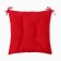 Sitting for chair Ethel New Year Collection 42x42 cm, central red, 100% hl, sarzha 190 g/m2