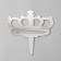 Topper "Crown", acrylic, Mix colors