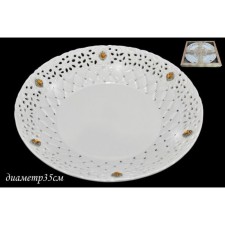 Блюдо круглое Lenardi «Северное сияние», d=35 см