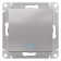 Switch SE AtlasDesign, 10 A, 1 key, with backlight, CLA, mechanism, aluminum color