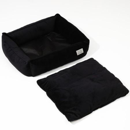 Lynchik for cats and dogs velor Pet Lab, 45 x 40 x 15 cm, black-1
