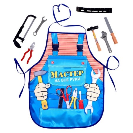 Game set "Master for all hands", 7 elements, apron, mix-2
